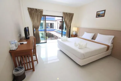 Tweepersoonskamer met zwembadzicht — Phangan Island View - SHA Extra Plus